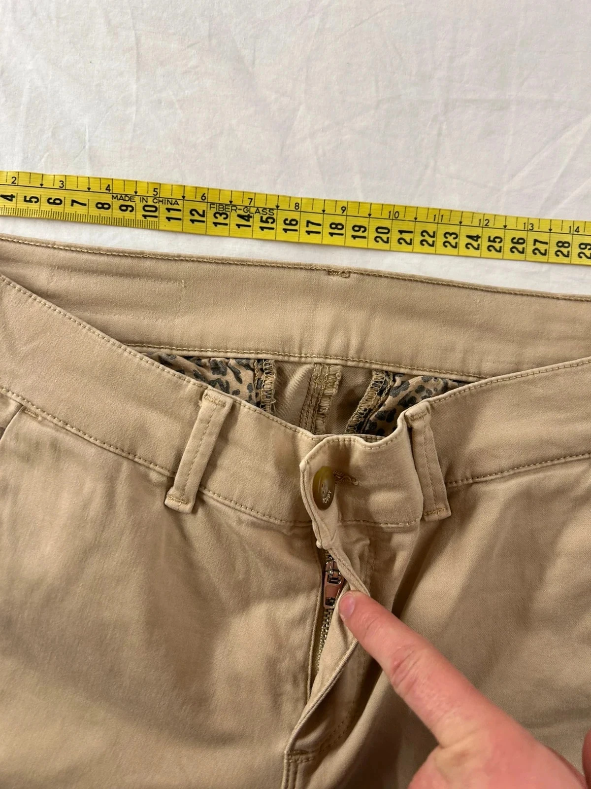 Vintage brown beige happy chino T28 us – photo 7